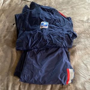 USPS postal carrier raingear- pants and jacket